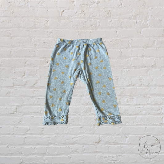 Gap Gold Heart Ruffle Pants | 12-18 M