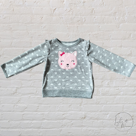 Fleece Cat Sweater | 18 M