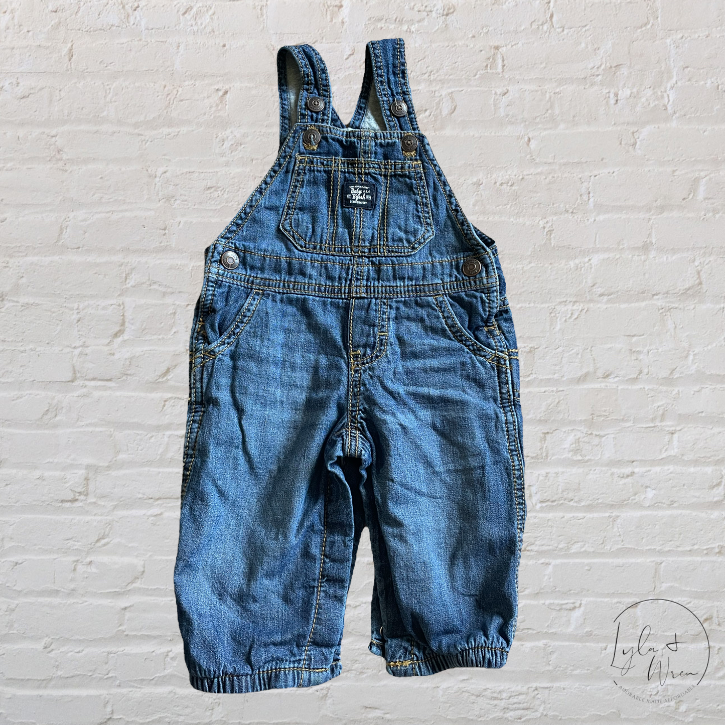 Oshkosh B’Gosh Denim Overalls | 6 M