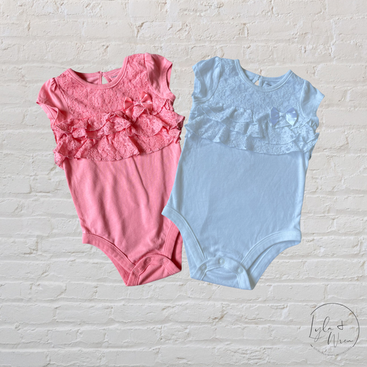 George Lace Tiered Bodysuits | 12-18 M