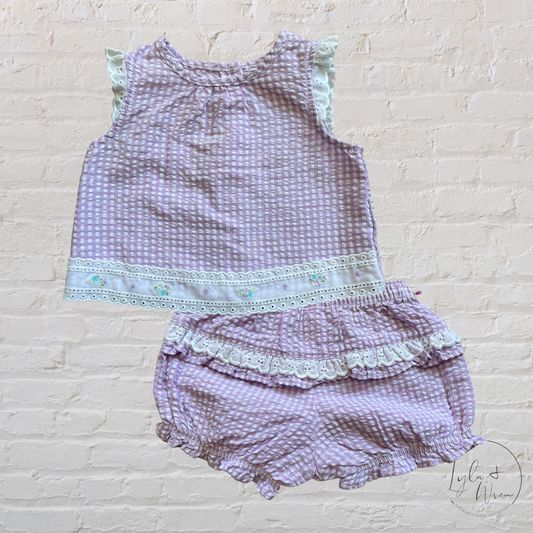 Carter’s Lavender Lace 2 Piece Outfit | 6 M