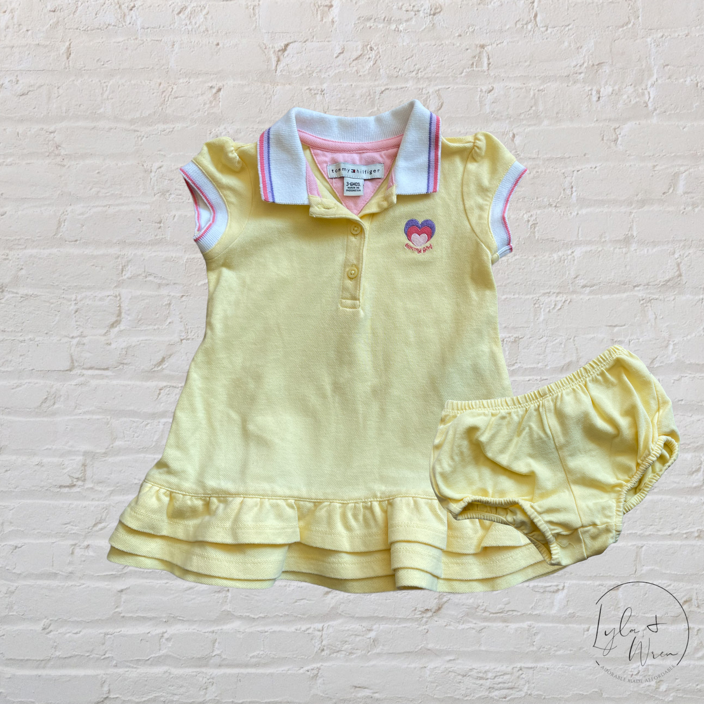 Vintage Tommy Hilfiger 2 Piece Dress Set | 3-6 M