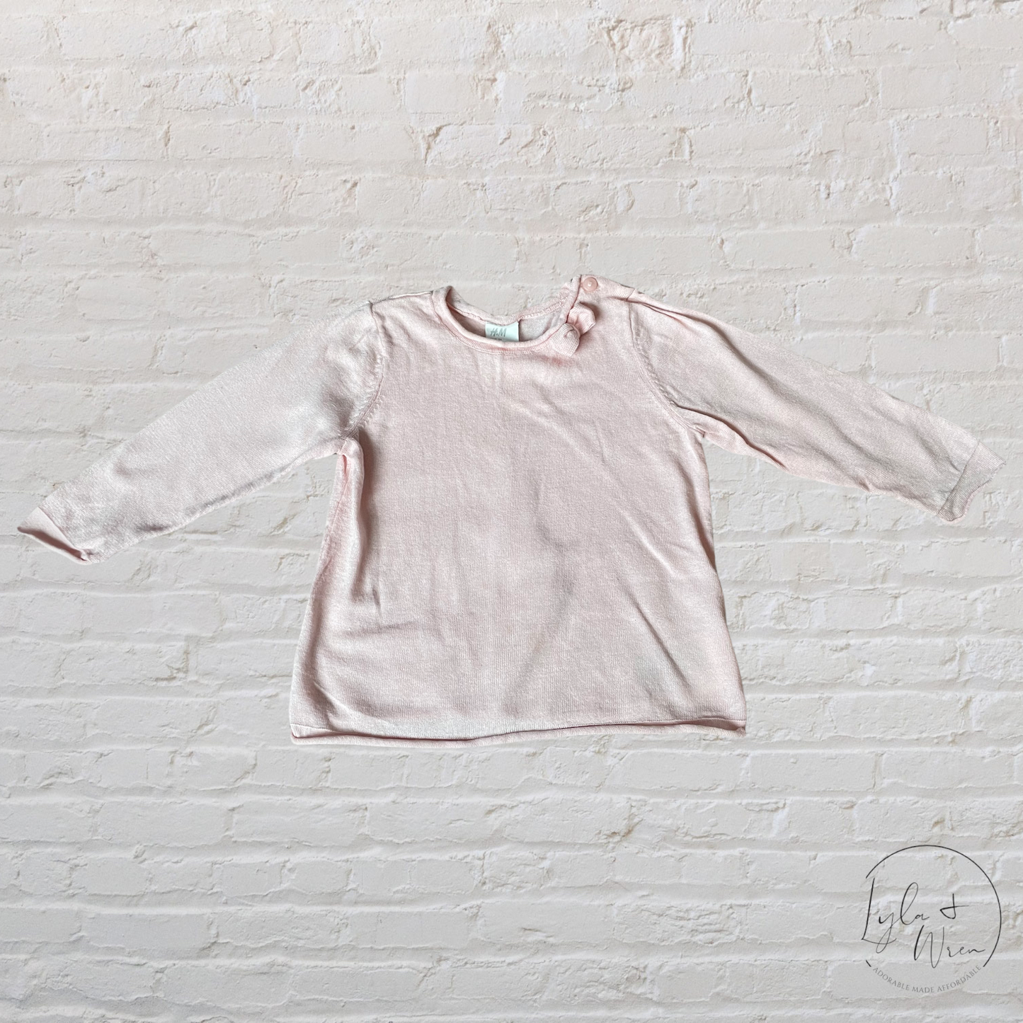 Pink H&M Thin Sweater | 6-9 M