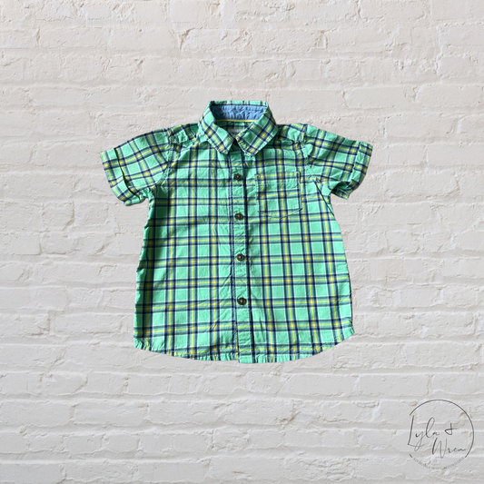 Carter’s Green Plaid Shirt | 18 M