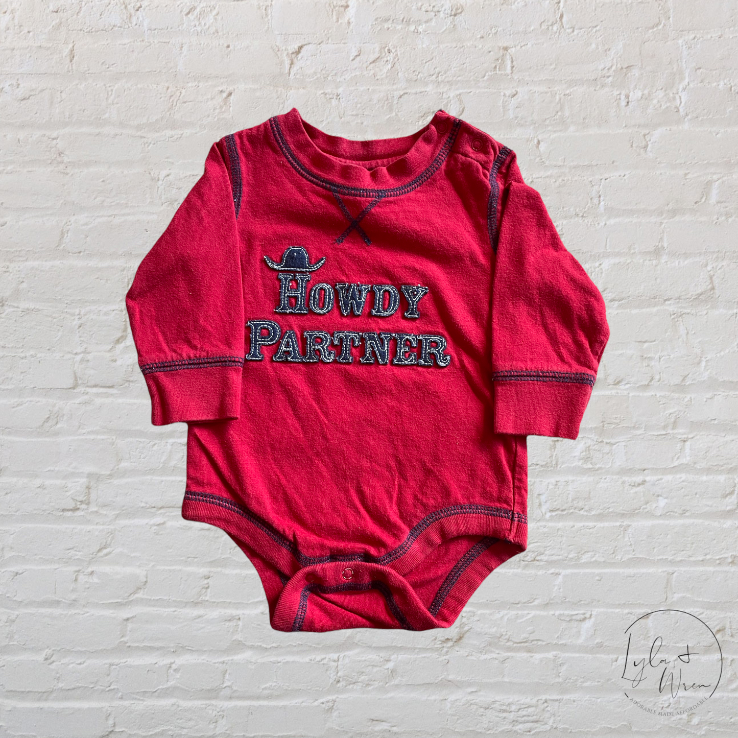 Gap “Howdy Partner” Bodysuit | 3-6 M