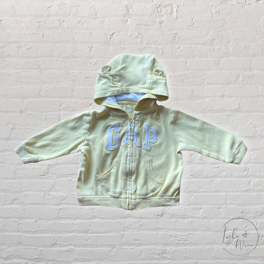 Gap Yellow Bear Hoodie | 6-12 M