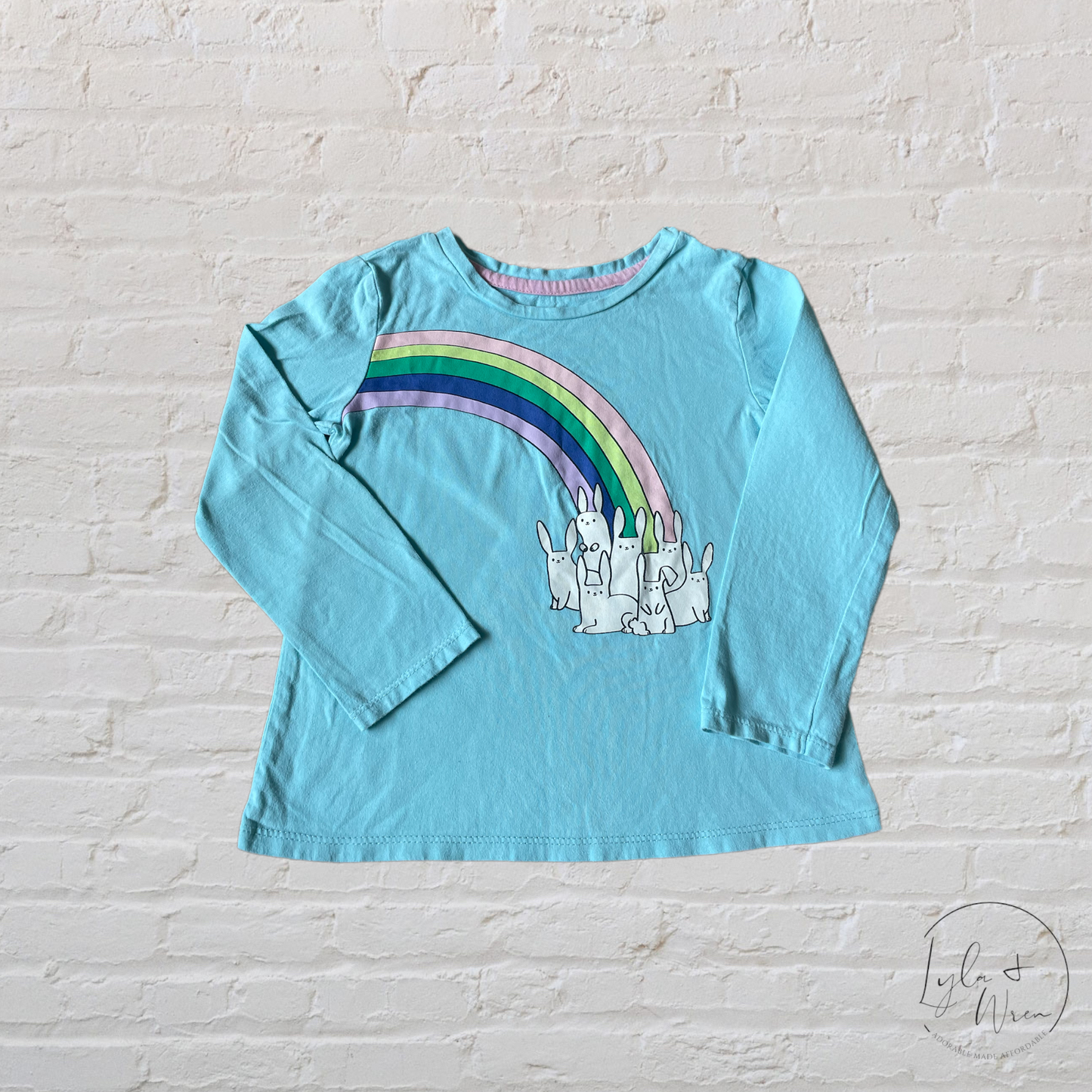 George Rainbow Bunny Shirt | 4T