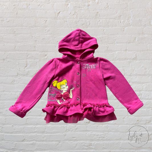 T i n k e r Bell Pink Ruffle Hoodie | 5T