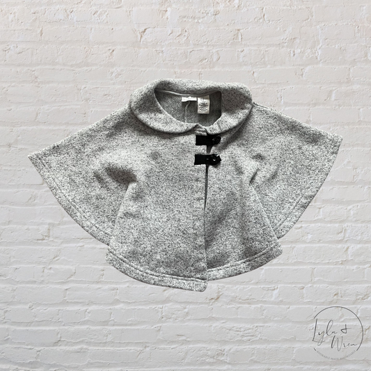 Max Studio Grey Poncho | 3T