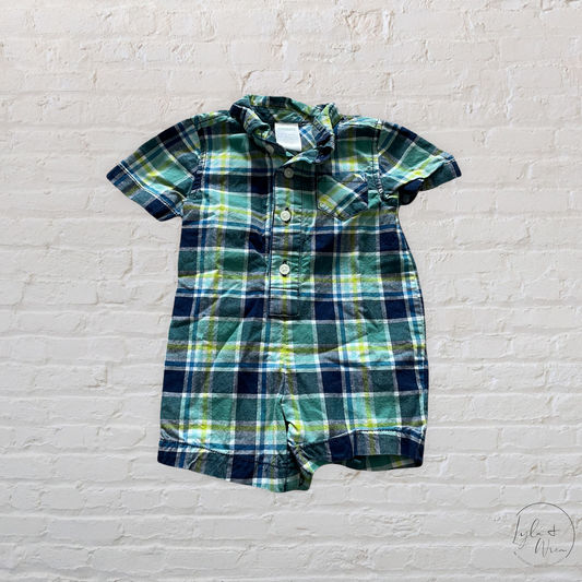 Gymboree Collared Romper | 0-3 M