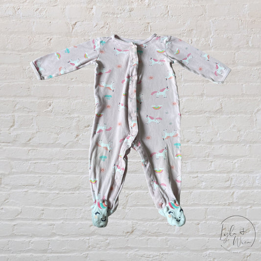 Carters Pink Unicorn Sleeper | 9 M