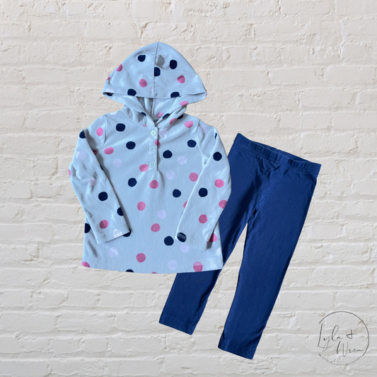 Carters Fleece Hoodie + Legging Set | 3T