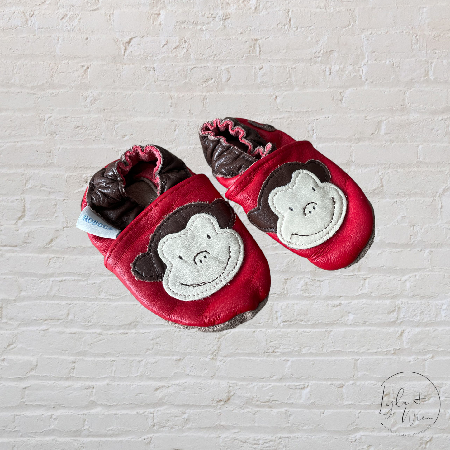 Robeez Soft Sole Leather Shoes | 0-6 M