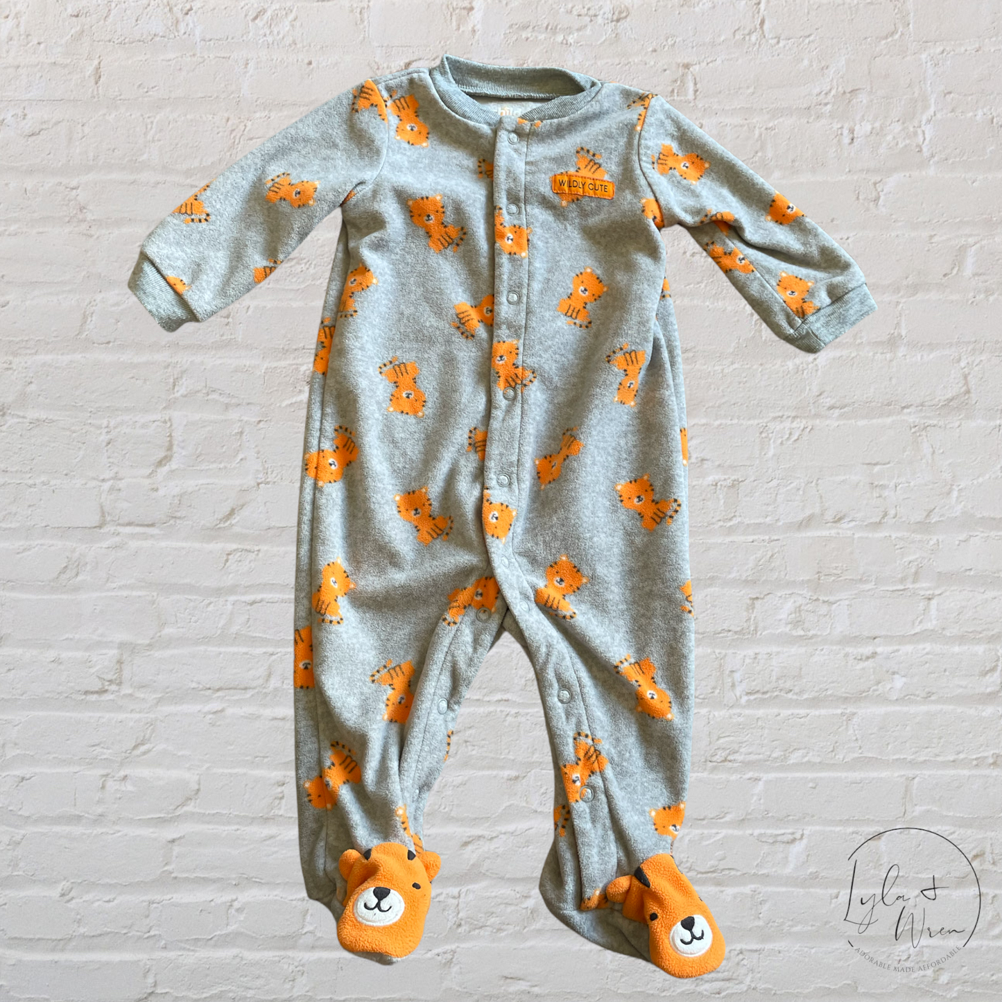 “Wildly Cute” Fleece Sleeper | 3-6M