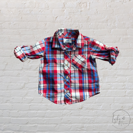 Old Navy Button Up Shirt | 12-18 M