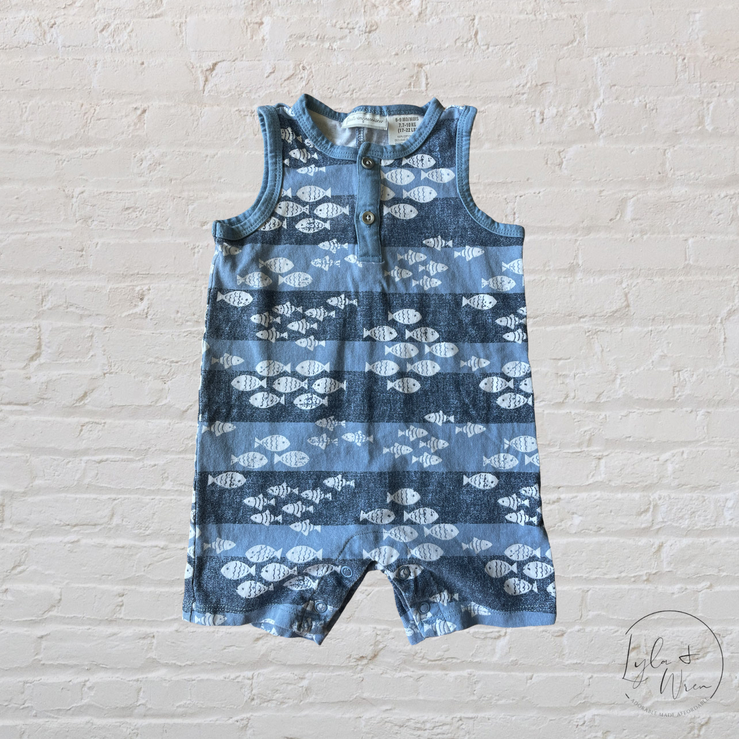 First Impressions Romper | 6-9 M