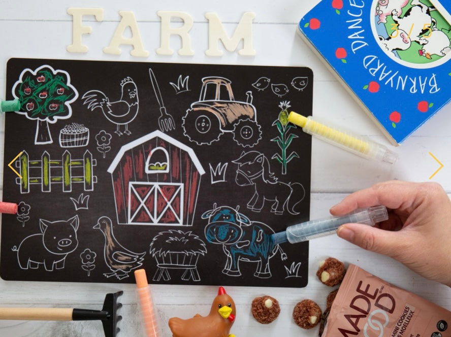 Beyond Measure Boards | On The Farm Colouring Mat