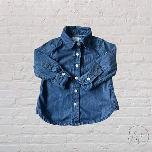 Chambray Long Sleeve Shirt | 1