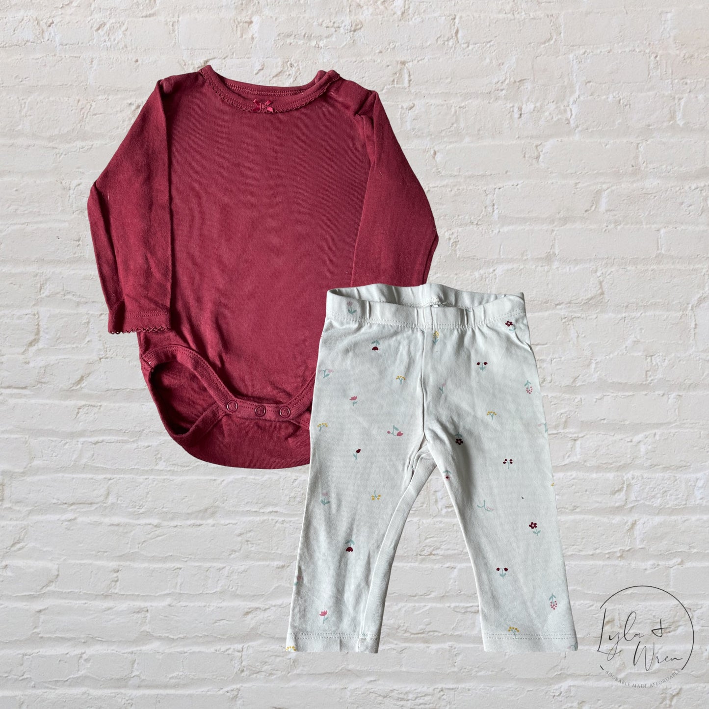 H&M 2 Piece Set | 4-6 M