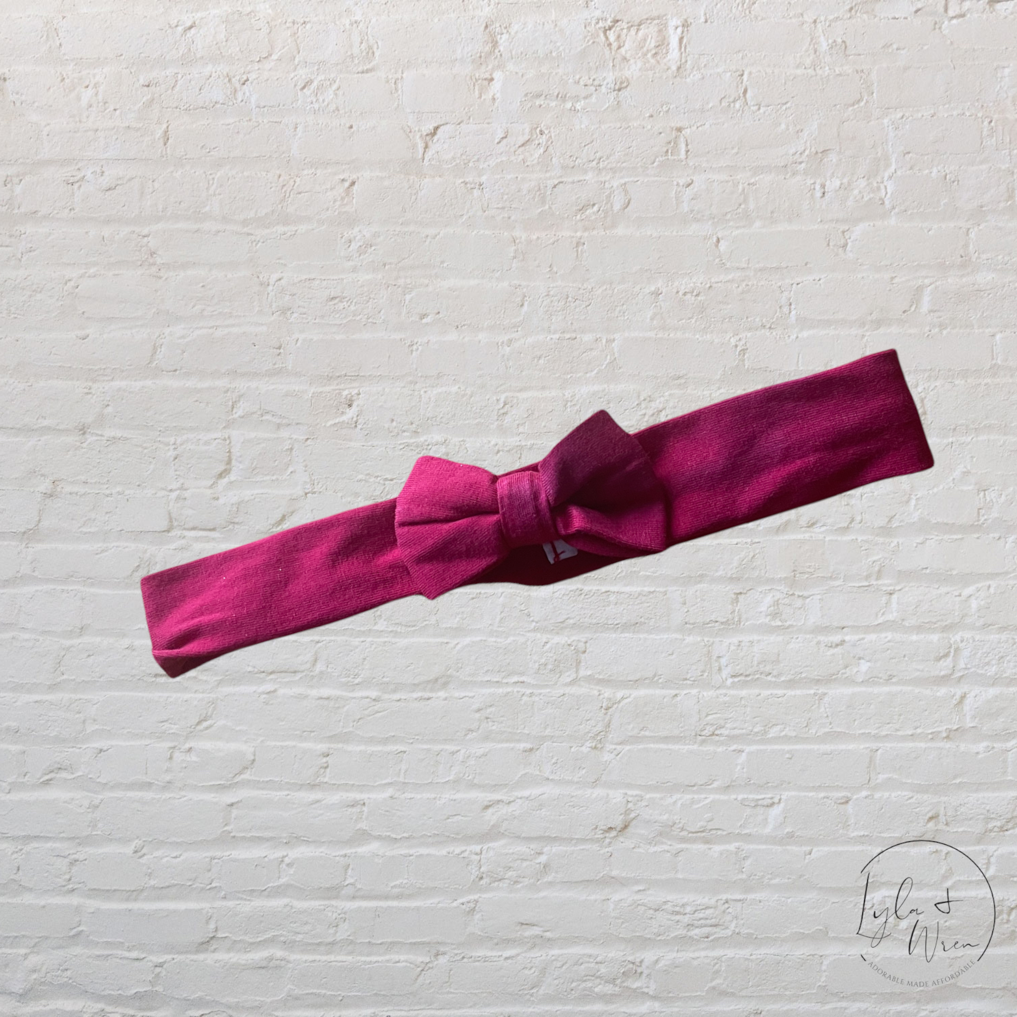 Red bow hairband top
