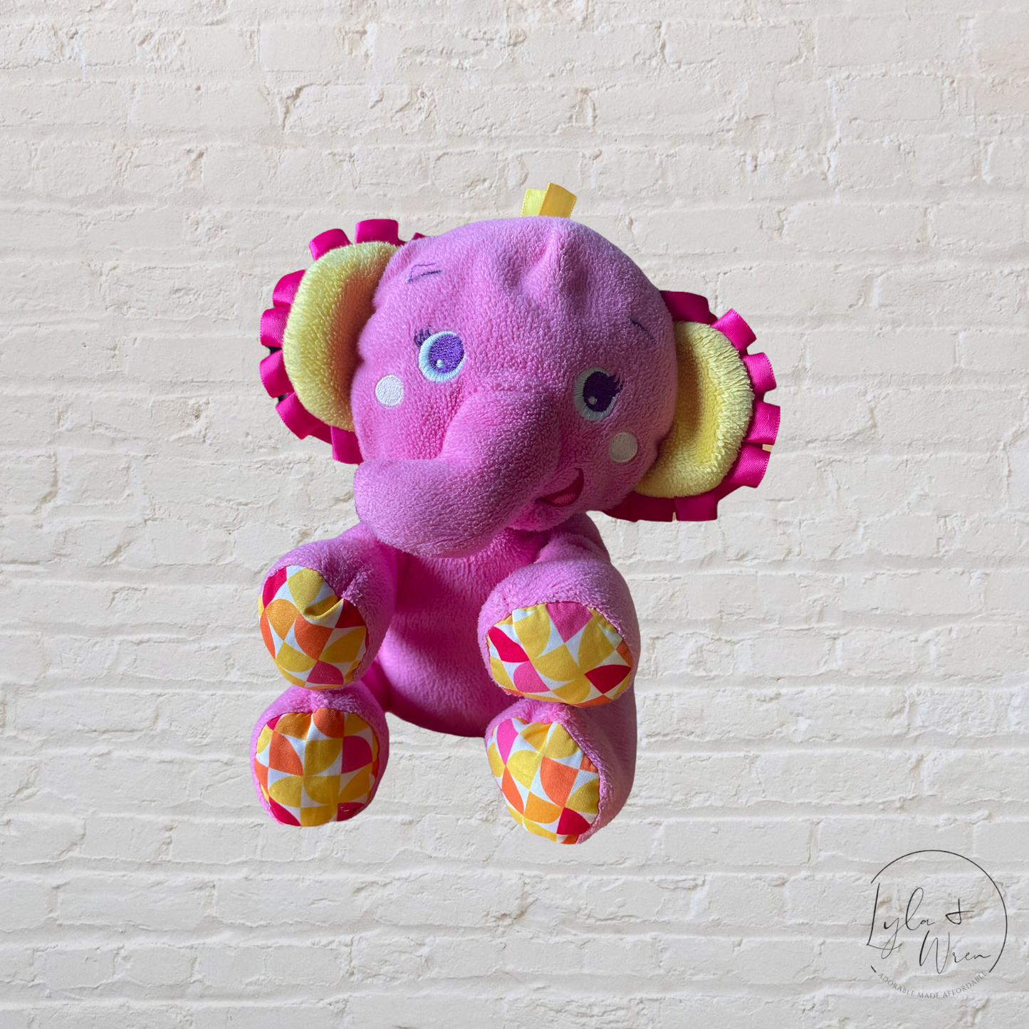 Bright Starts Crinkle + Jingle Elephant