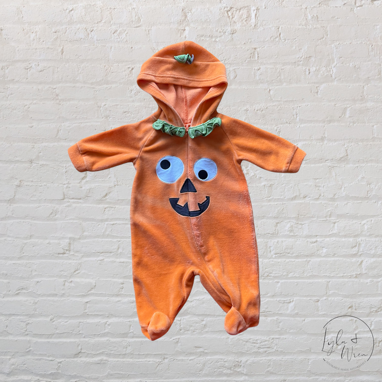 Pumpkin Zip Up Sleeper | 1 M / 10 lbs