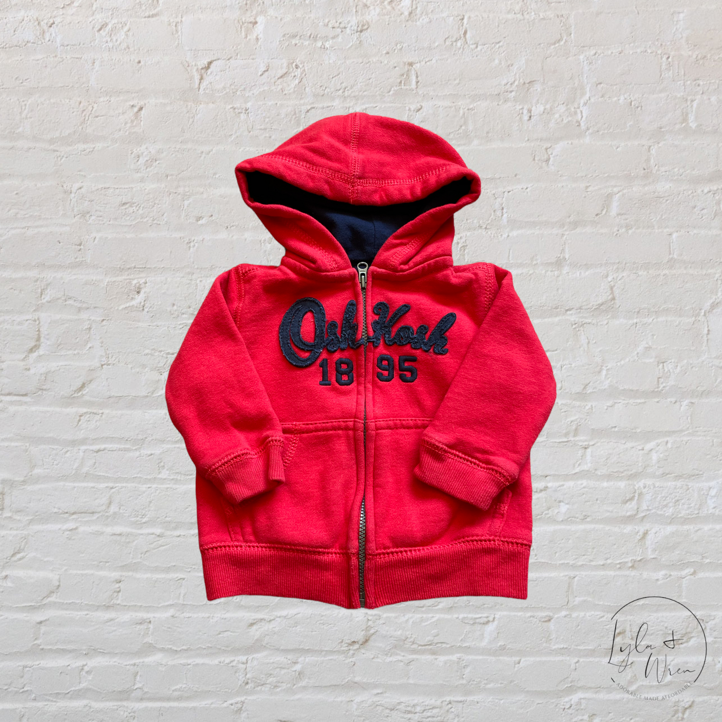 Oshkosh Navy/Red Hoodie | 6 M