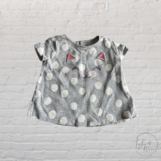 Carter’s Kitty T-Shirt | 6 M