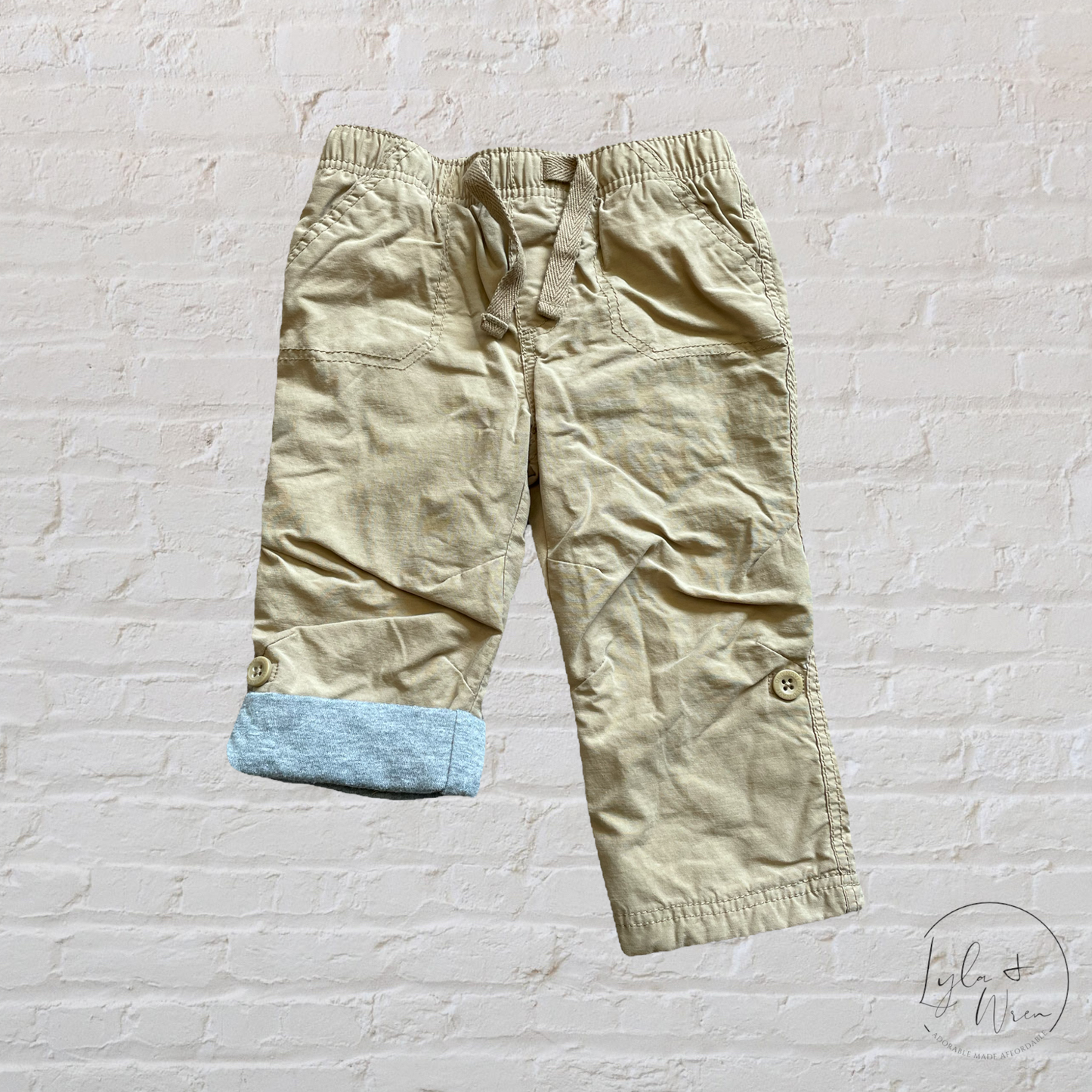 Old Navy Lined Khaki Pants | 12-18 M