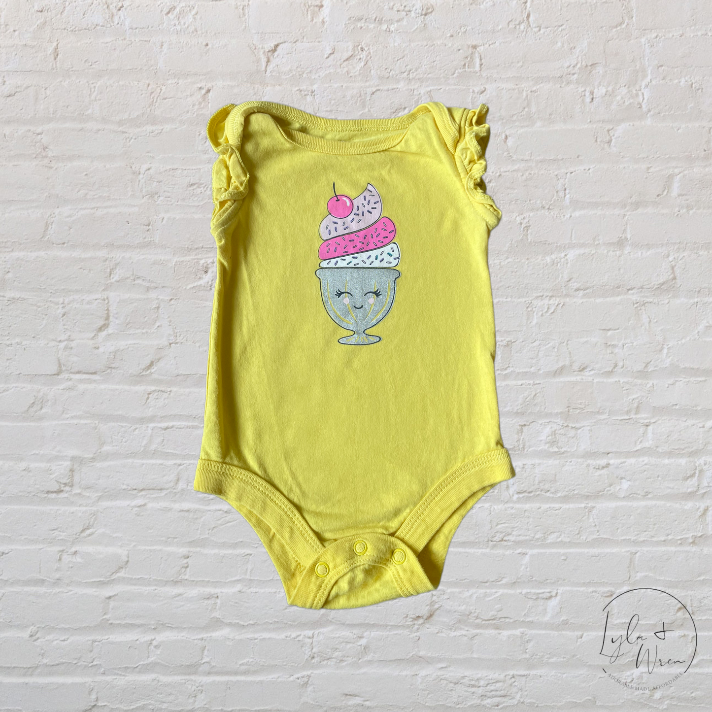 George Ice Cream Bodysuit | 0-3 M