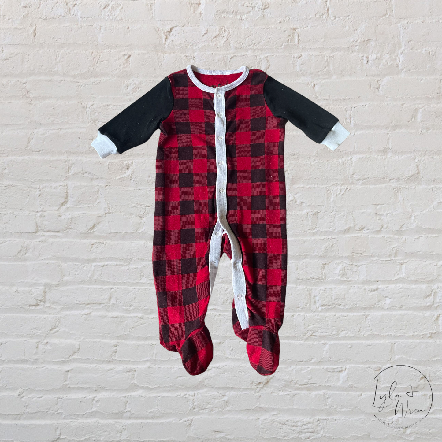 Mini Heroes Buffalo Plaid Sleeper | 3 M