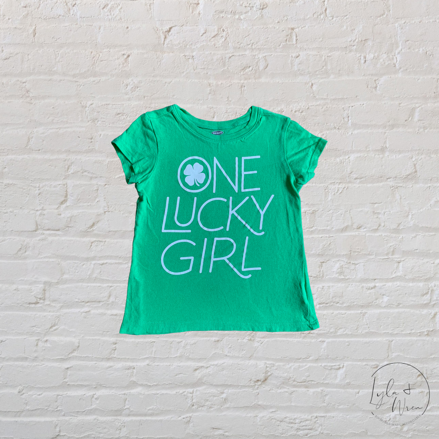 Old Navy “One Lucky Girl” T-Shirt | 3T