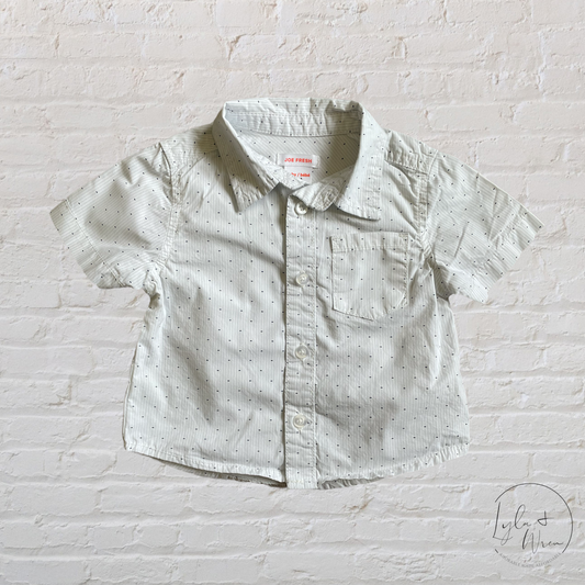 Joe Fresh Short Sleeve Button Up T-Shirt | 12-18 M