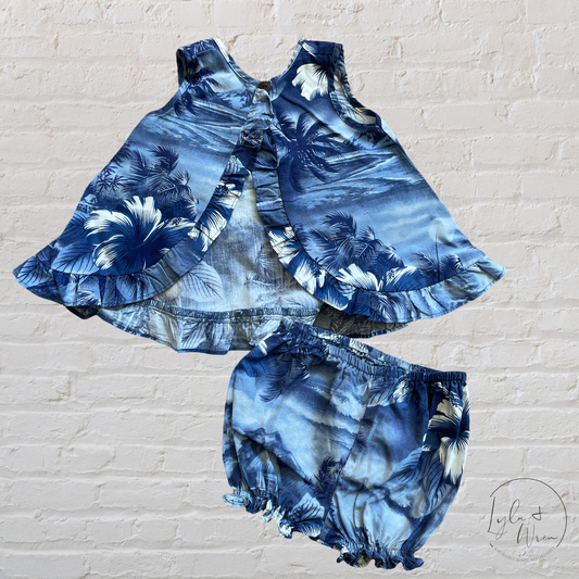 Hawaiian Open Back 2 Piece Set | 6 M