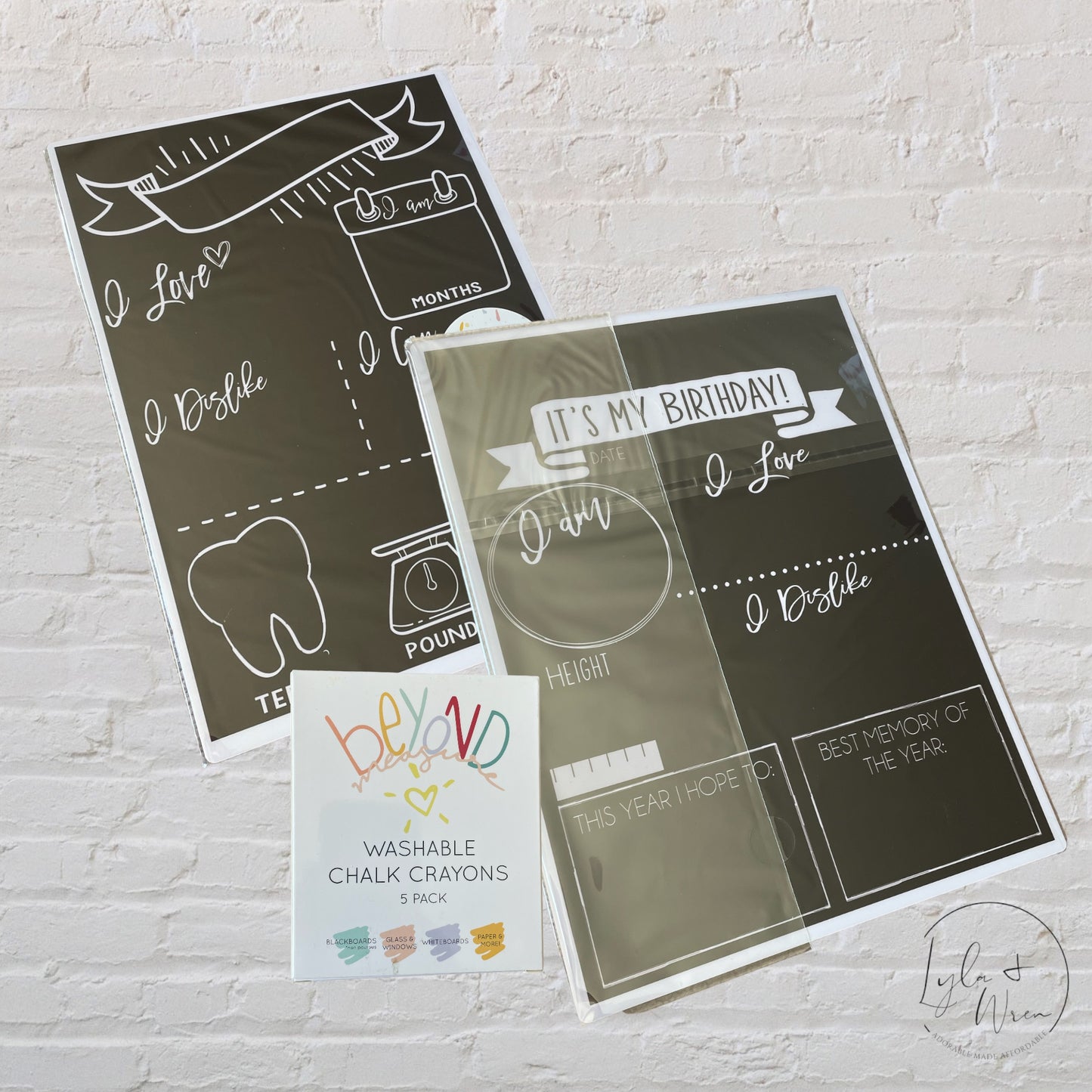 Beyond Measure Boards | Reversible Milestone + Birthday Mat