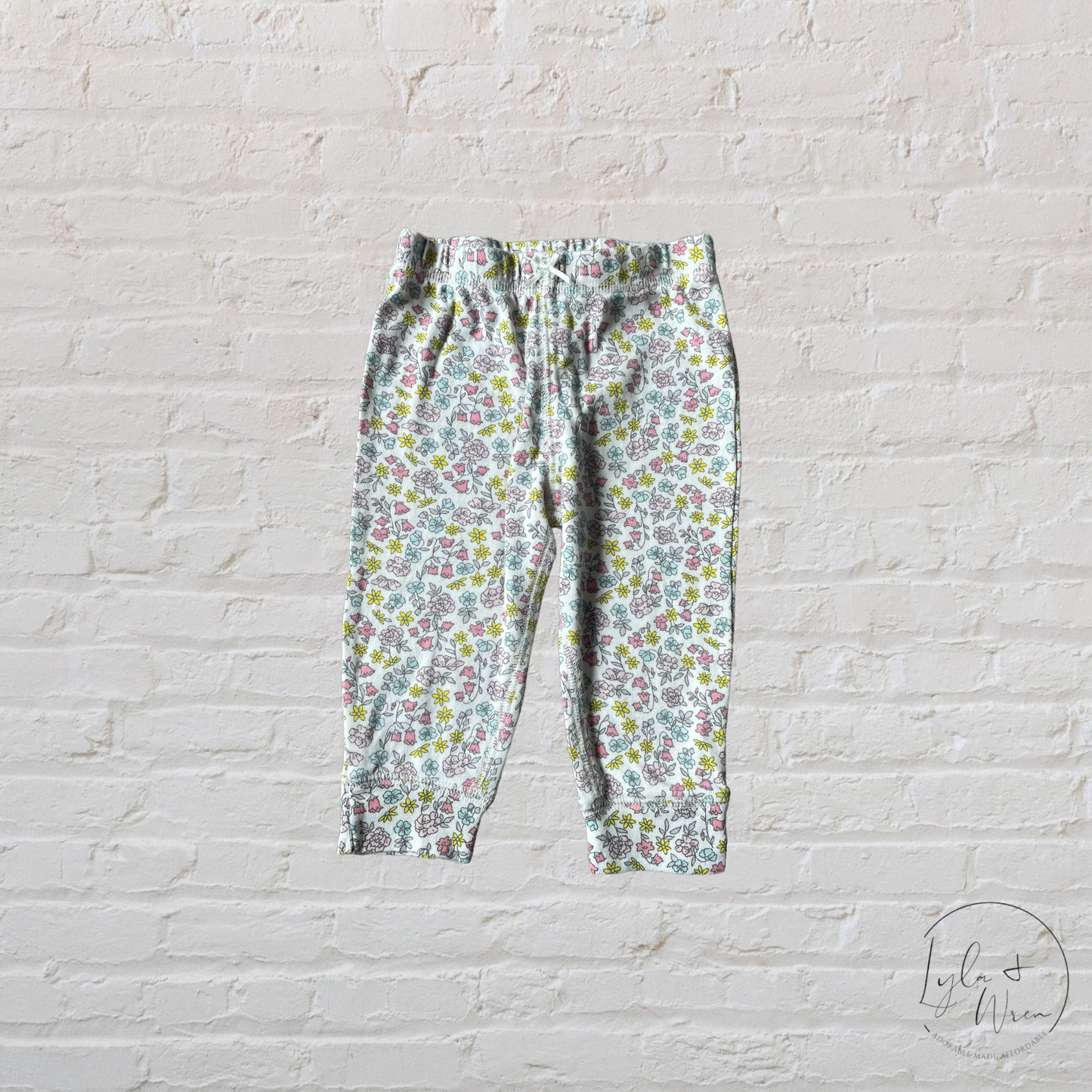 Carter’s Floral Joggers | 9 M