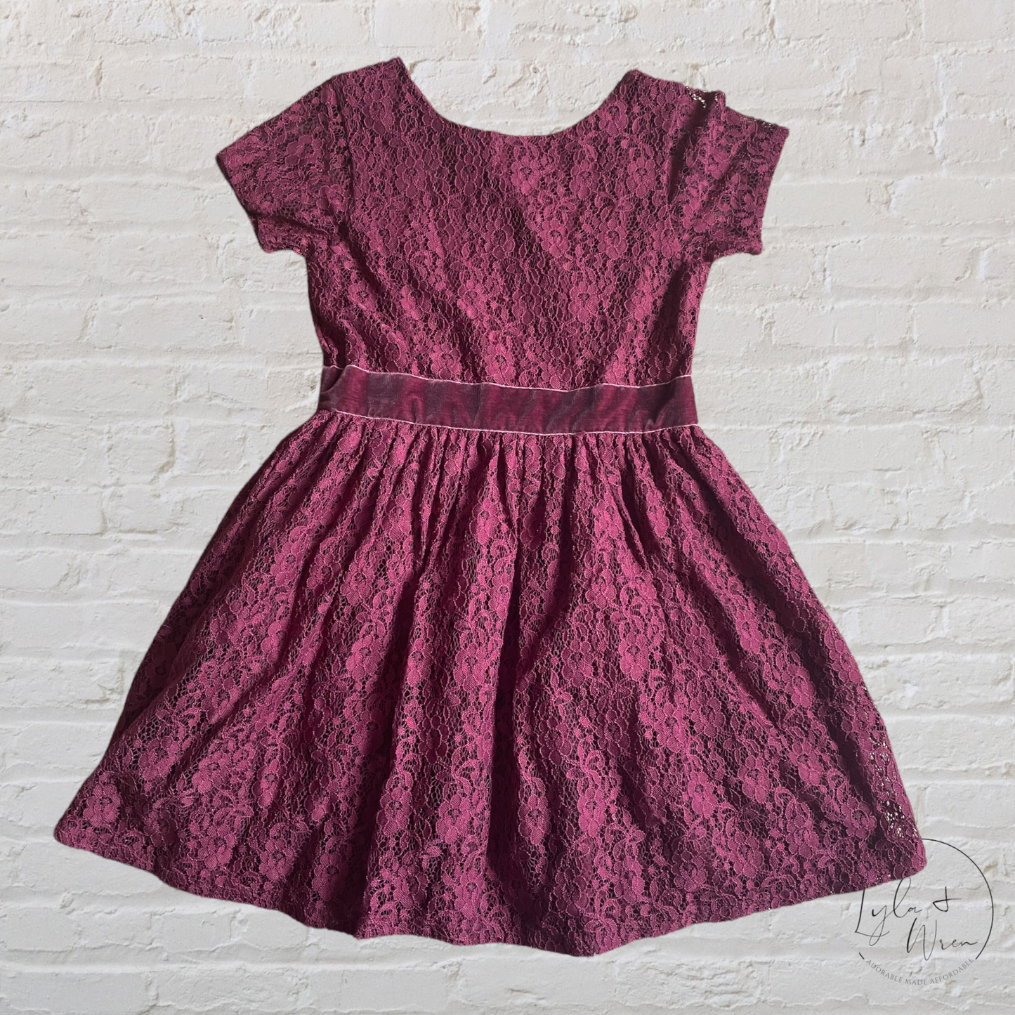 Carter’s Burgundy/Plum Lace Dress | 6