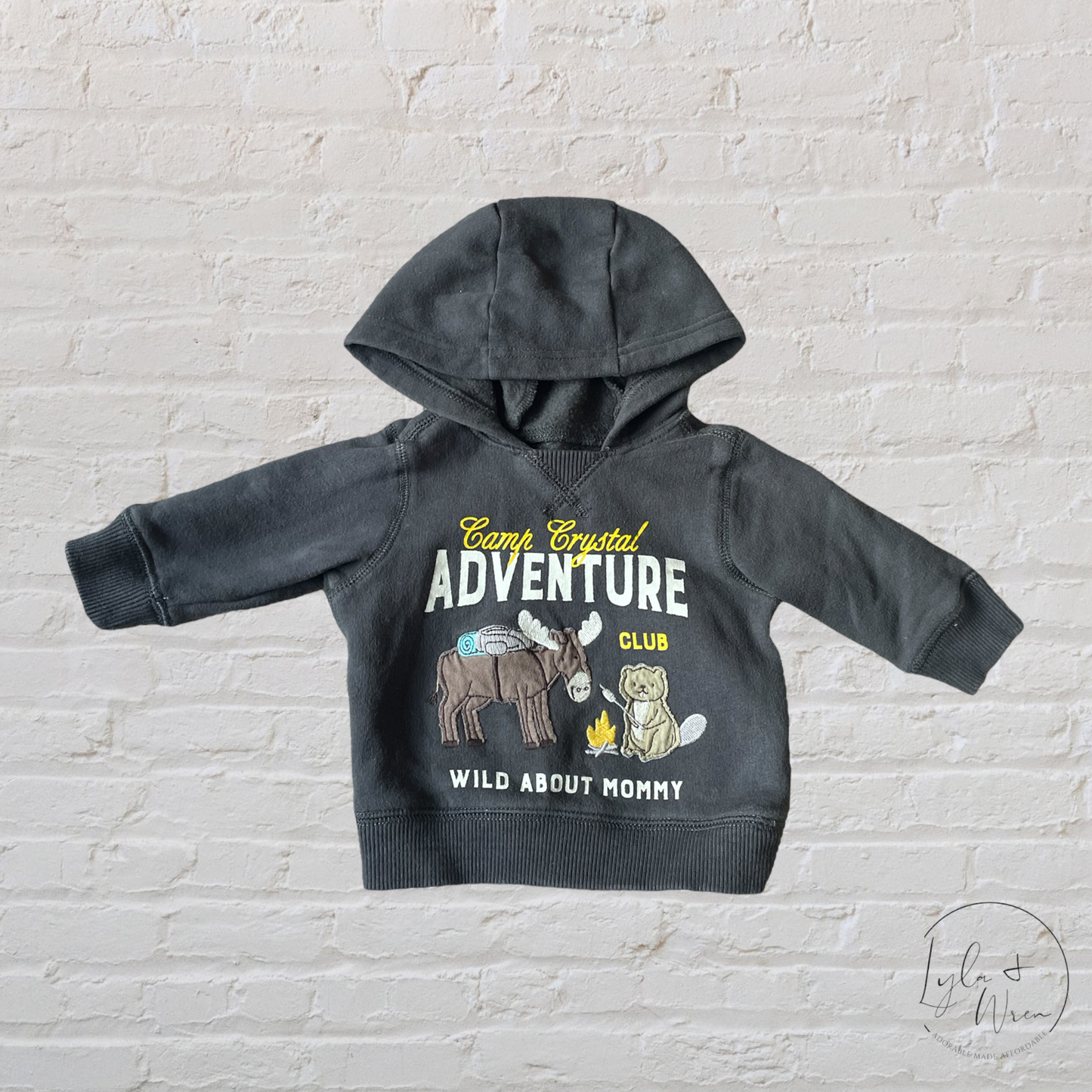 Carter’s “Wild About Mommy” Pullover Hoodie | 3 M