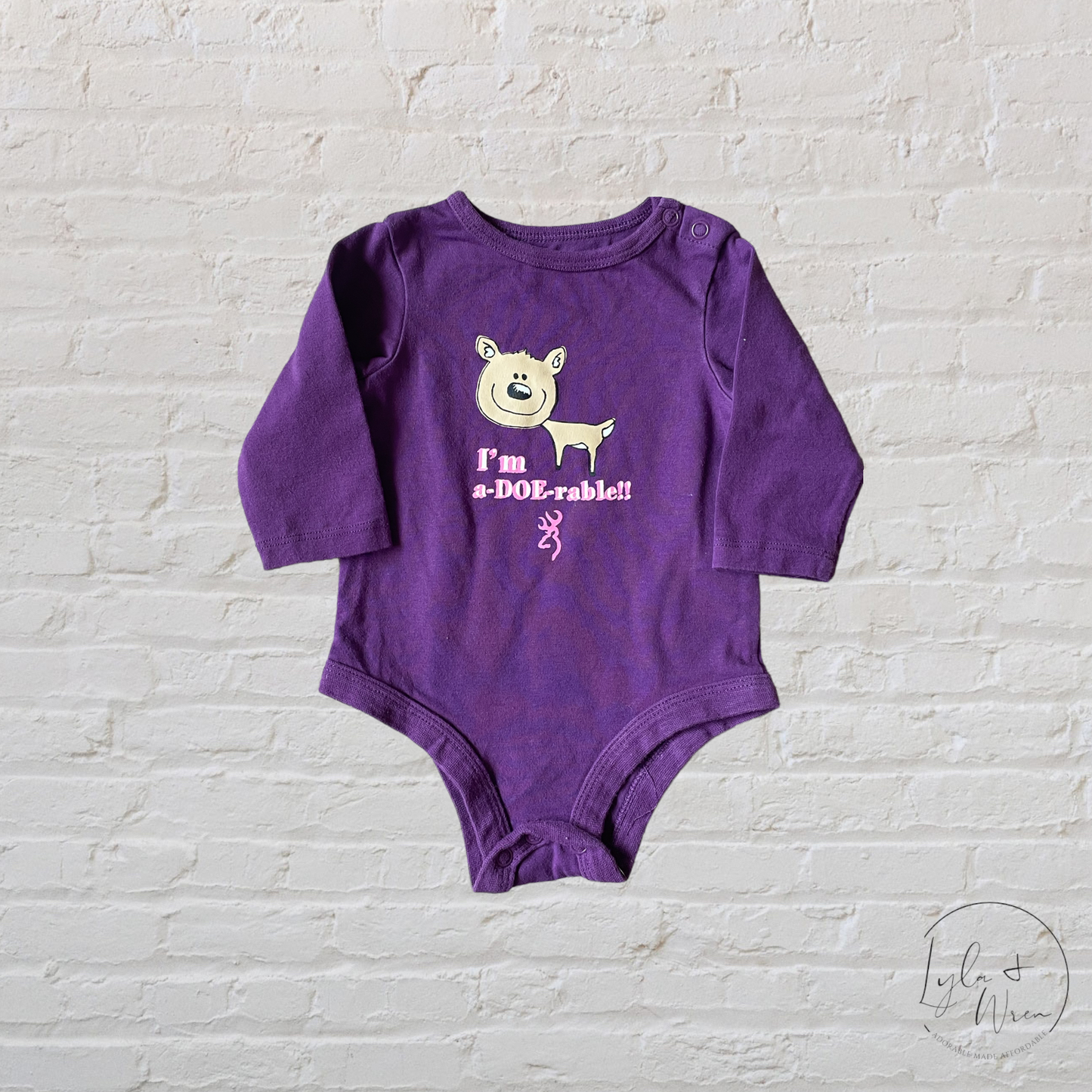 Browning “I’m a-Doe-rable” Bodysuit | 3 M