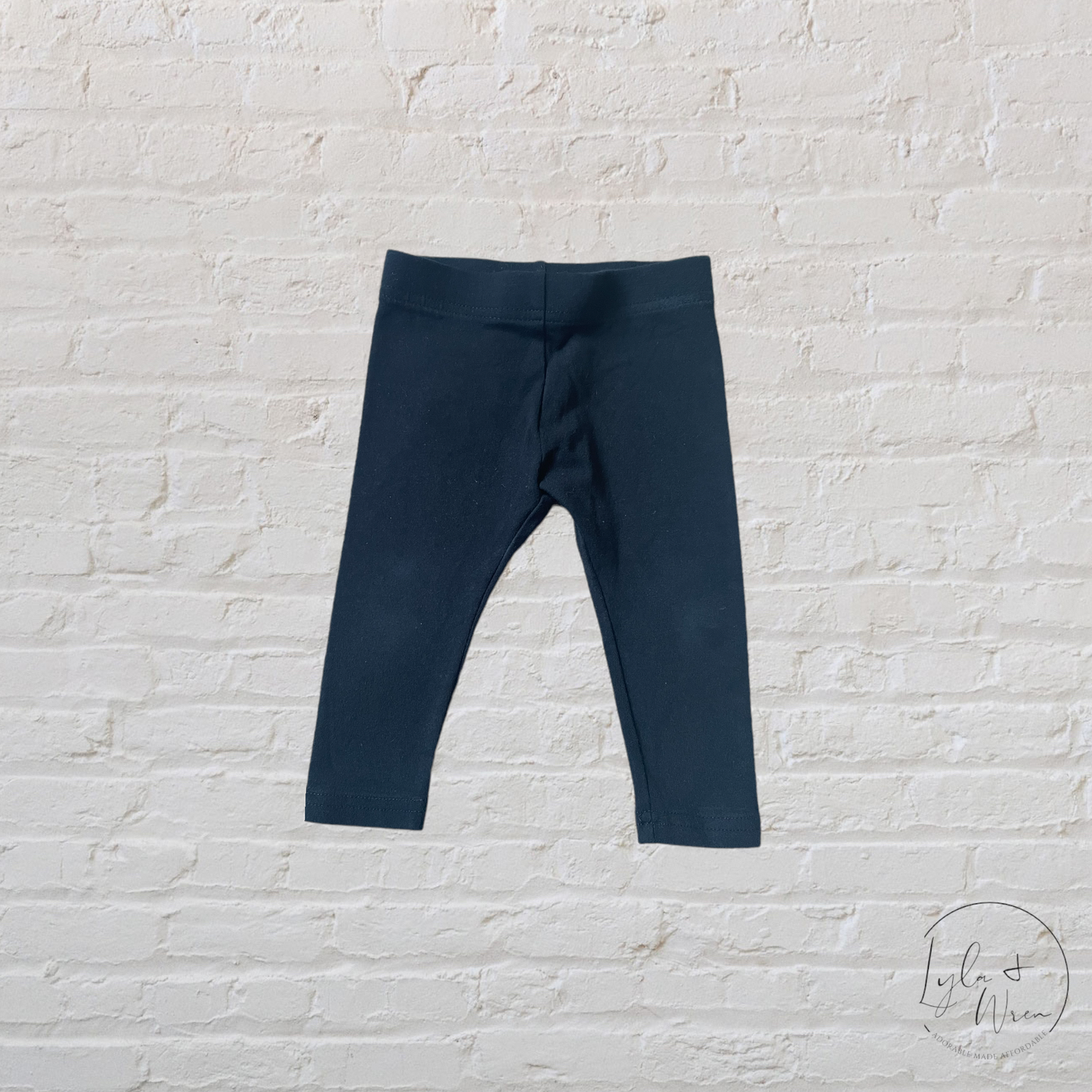 George Black Leggings | 6-12 M