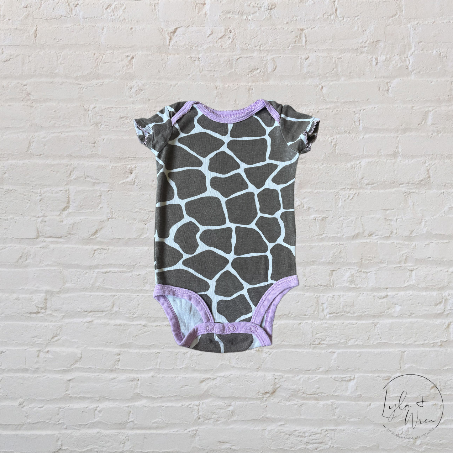 Giraffe Print Bodysuit | 6 M