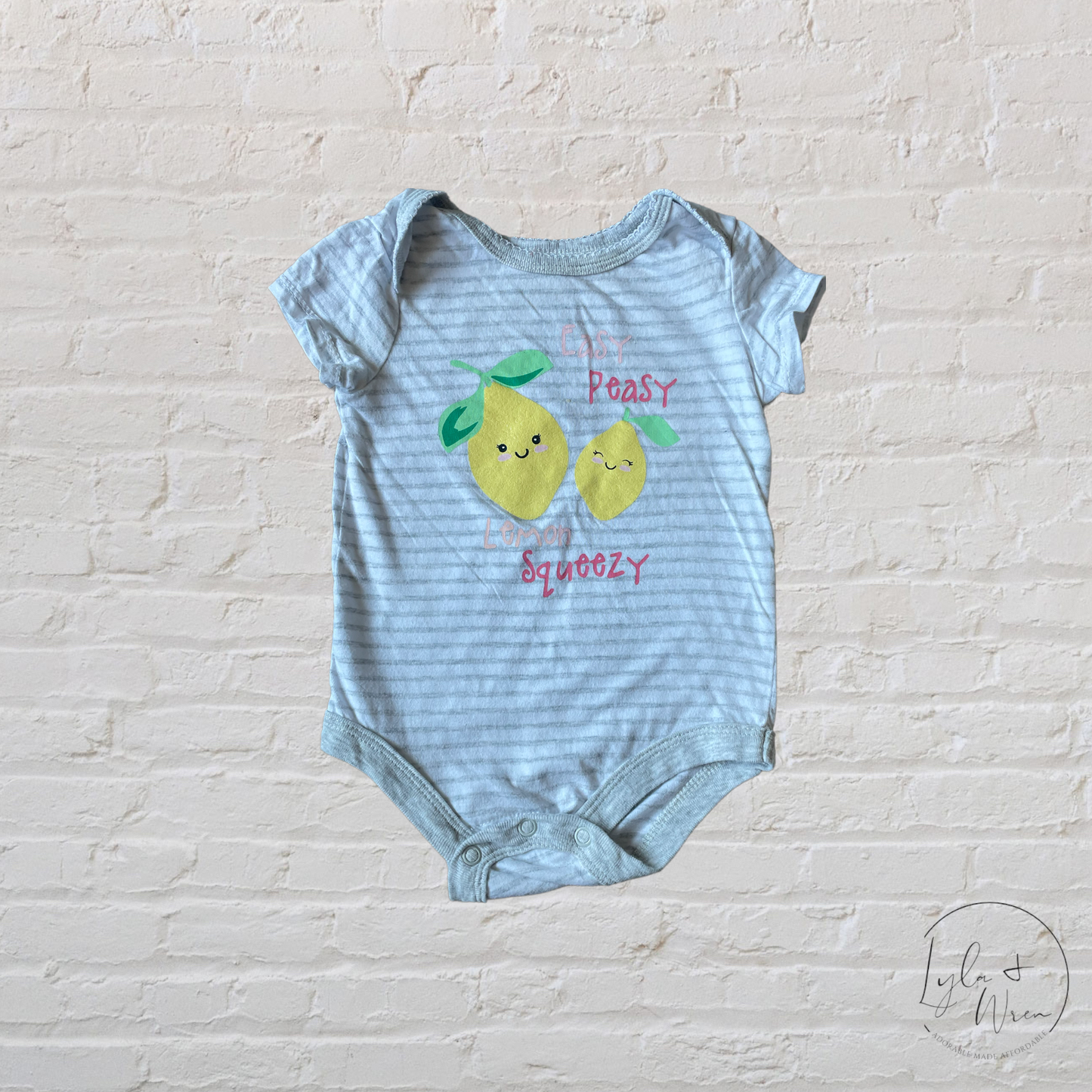 Easy Peasy Lemon Squeezy Bodysuit | 3-6 M