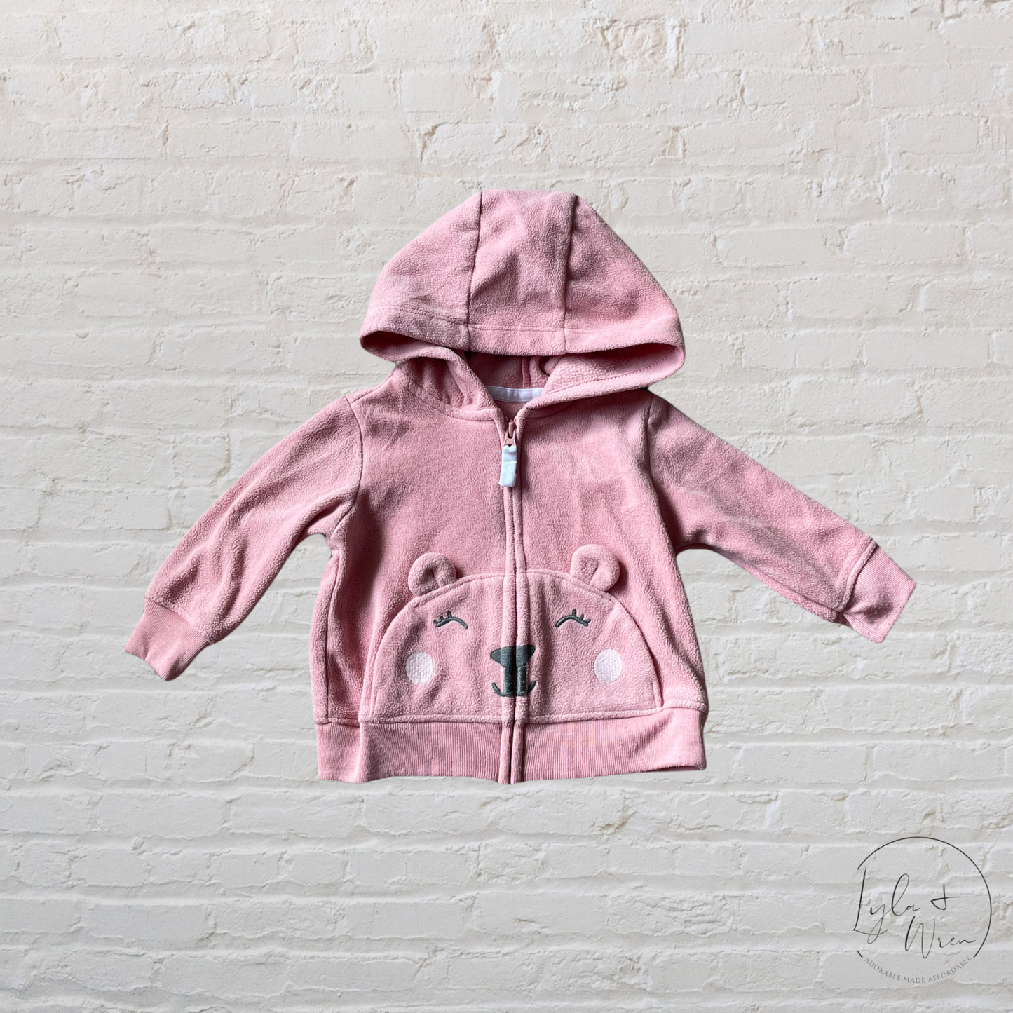 Carter’s Pink Fleece Hoodie | 3 M