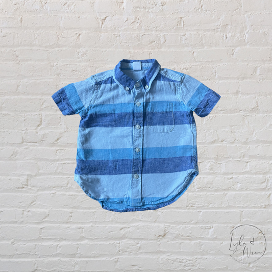 Baby Gap Button Up T-Shirt | 12-18 M