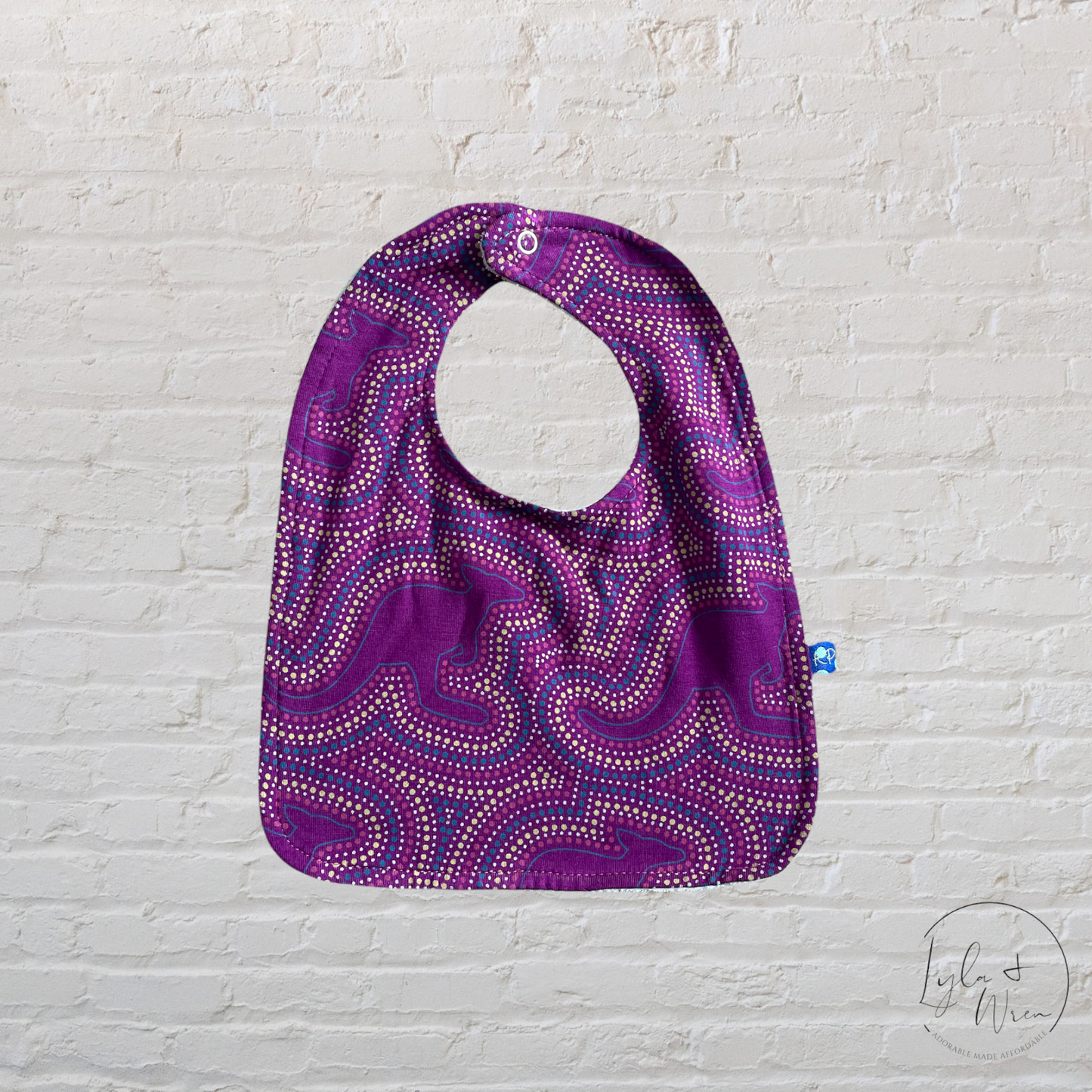 Purple/Dotted Bib