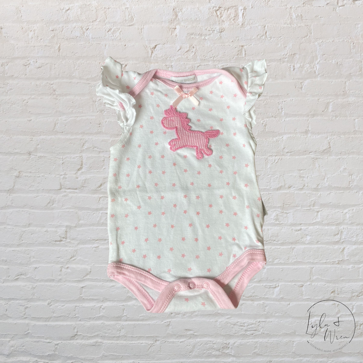 Nursery Time Unicorn Bodysuit | 3-6 M