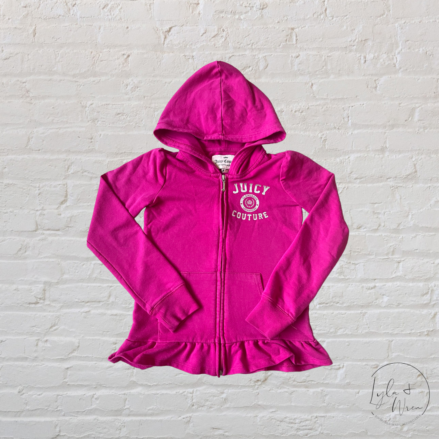 Juicy Couture Hot Pink Hoodie | 7/8