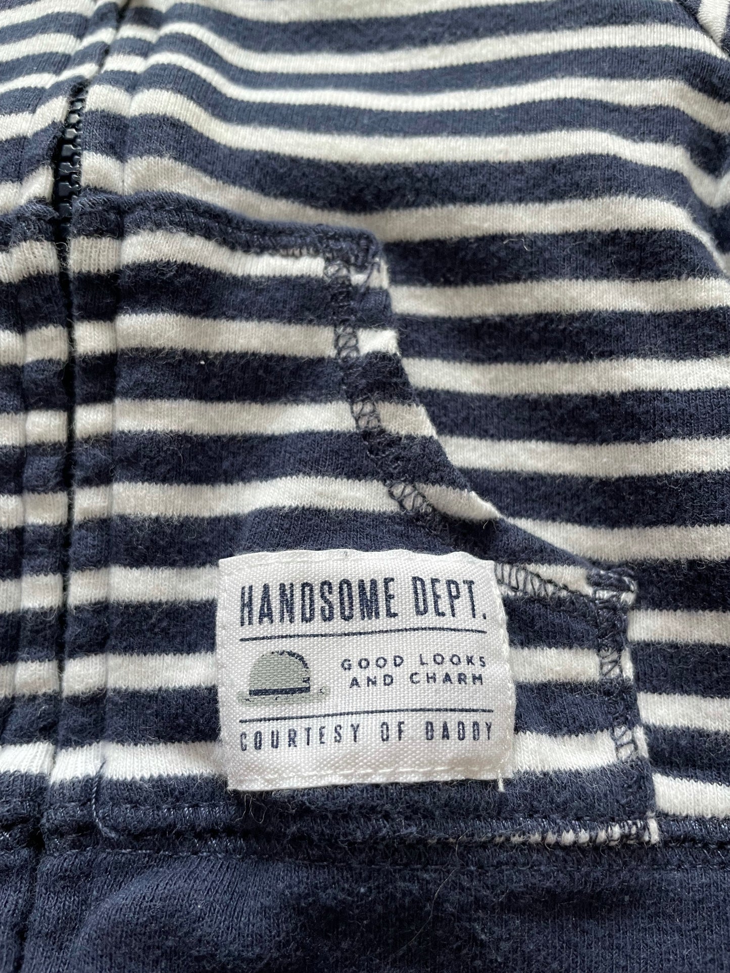 Carter’s Navy & White “Handsome Dept… Courtesy of Daddy” Hoodie | NB