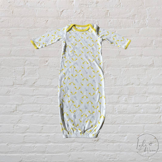 Giraffe Sleeping Gown | 0-3 M