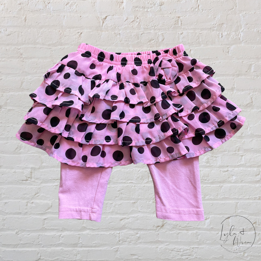 Polka Dot Skirted Leggings | 3-6 M